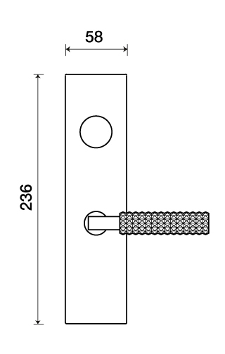 6605 Textura Grip Lever