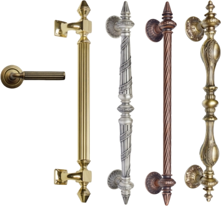 Zermat  Ornate Door Pulls and Levers