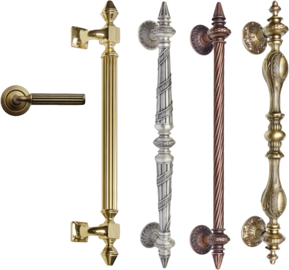 Zermat  Ornate Door Pulls and Levers